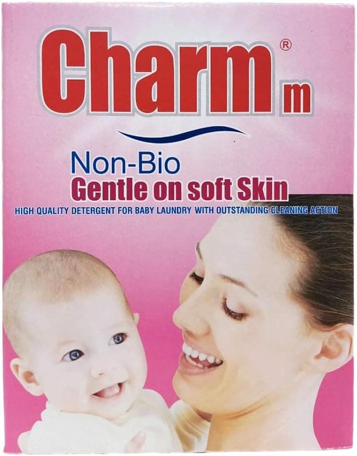 Charmm Non-Bio Detergent Powder 2kg - Gentle on Baby's Skin
