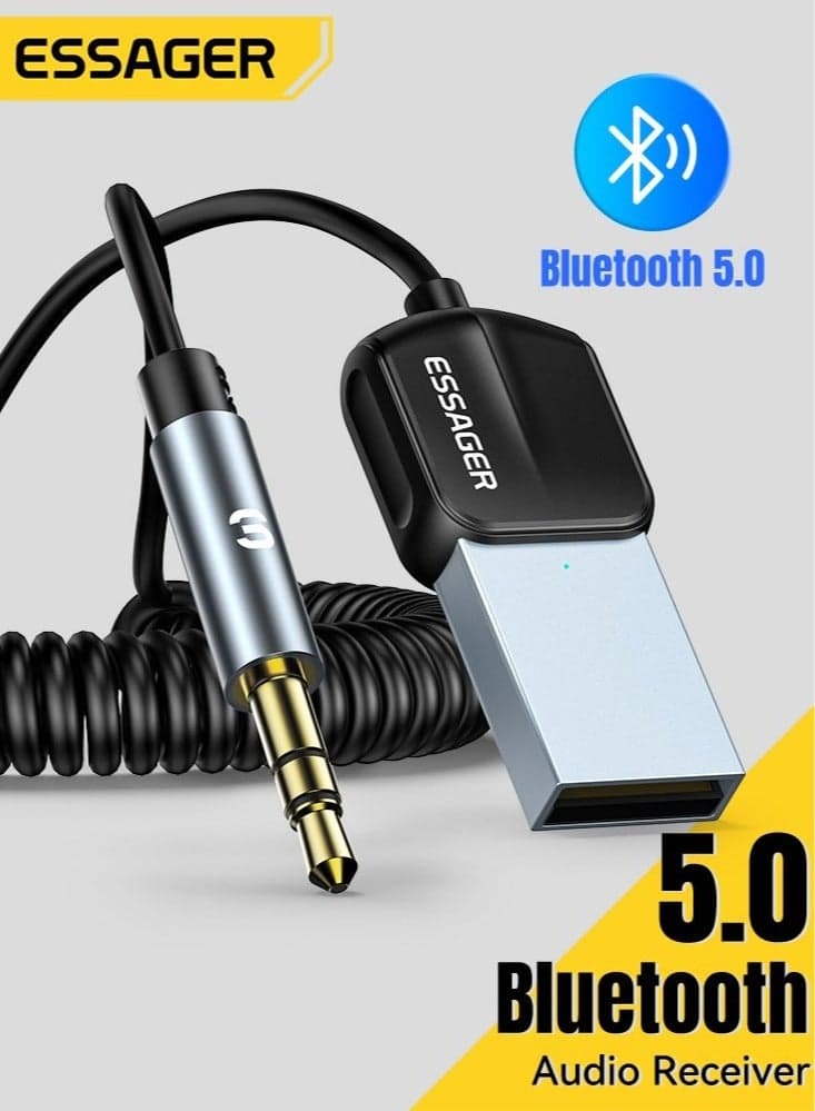 Car AUX Bluetooth adapter, Bluetooth receiver, adding wireless Bluetooth function to car speakers, enjoy driving pleasure.