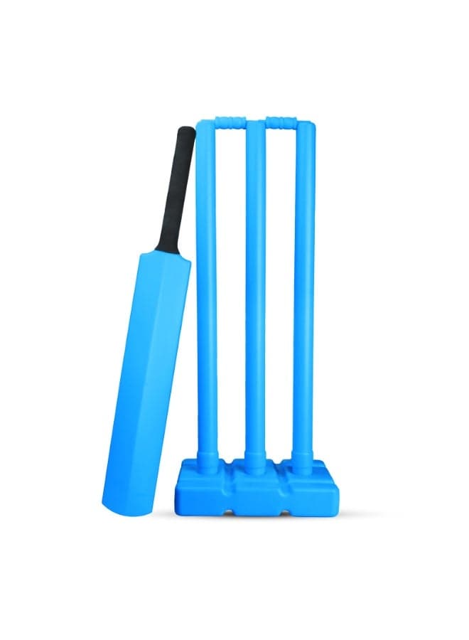 Khel Souq Plastic Cricket Set (Bat + Stumps) for Kids