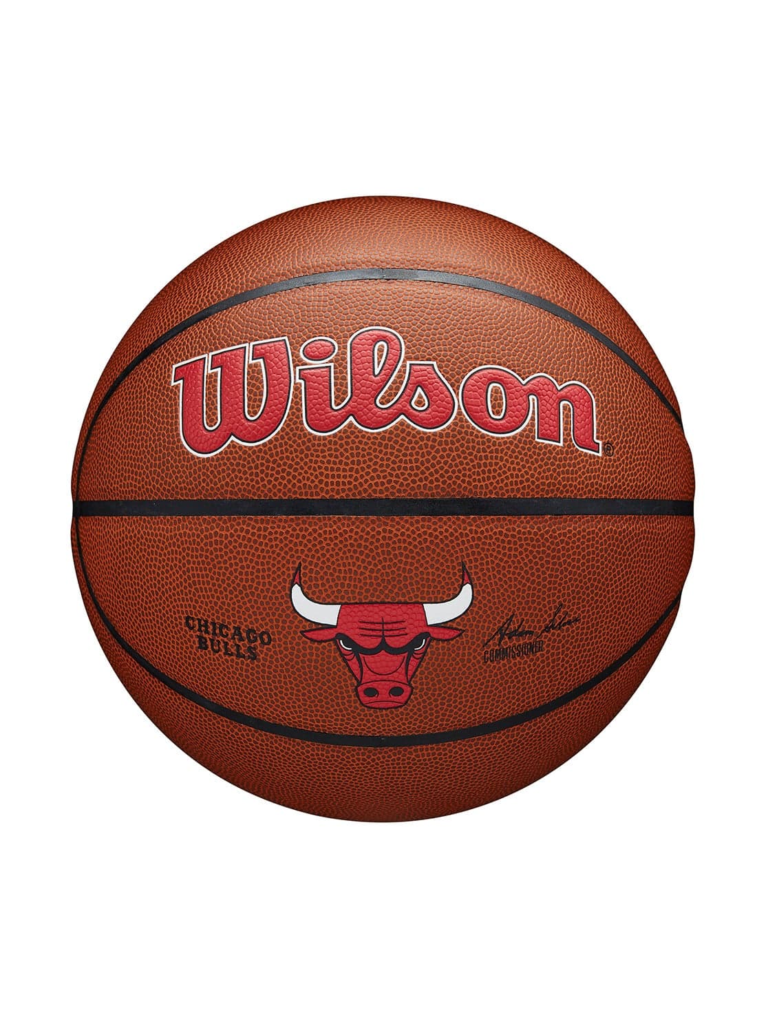 NBA Team Alliance Basketball Chicago Bulls - Size 7 for +12 years old and Adults - Brown
