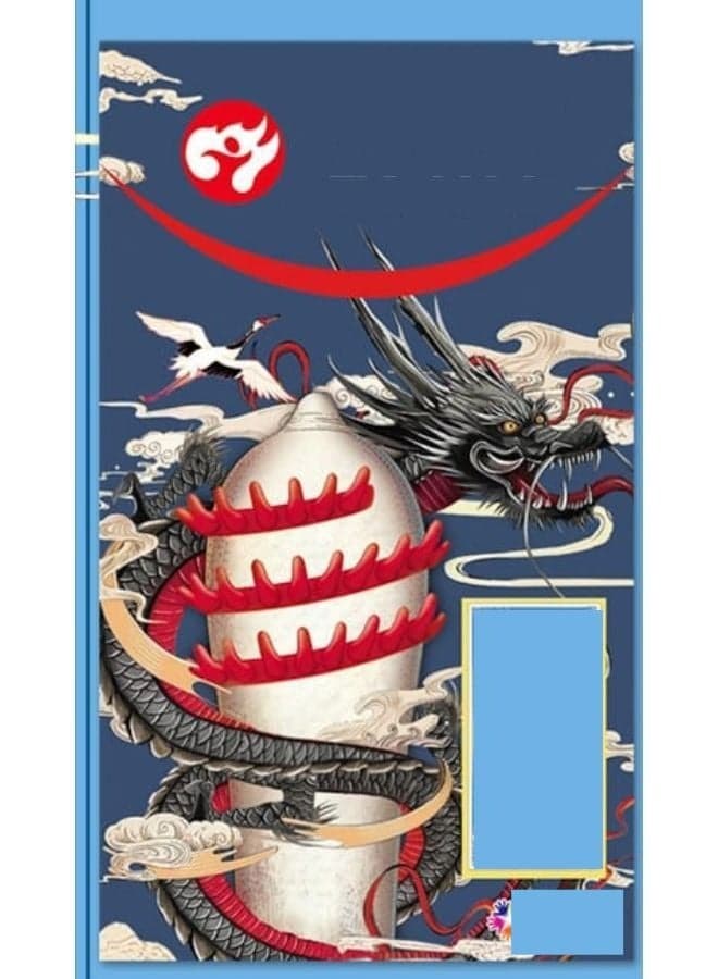 Premium Textured Condoms – Dragon-Inspired Design for Comfort and Stimulation, 3-Pack