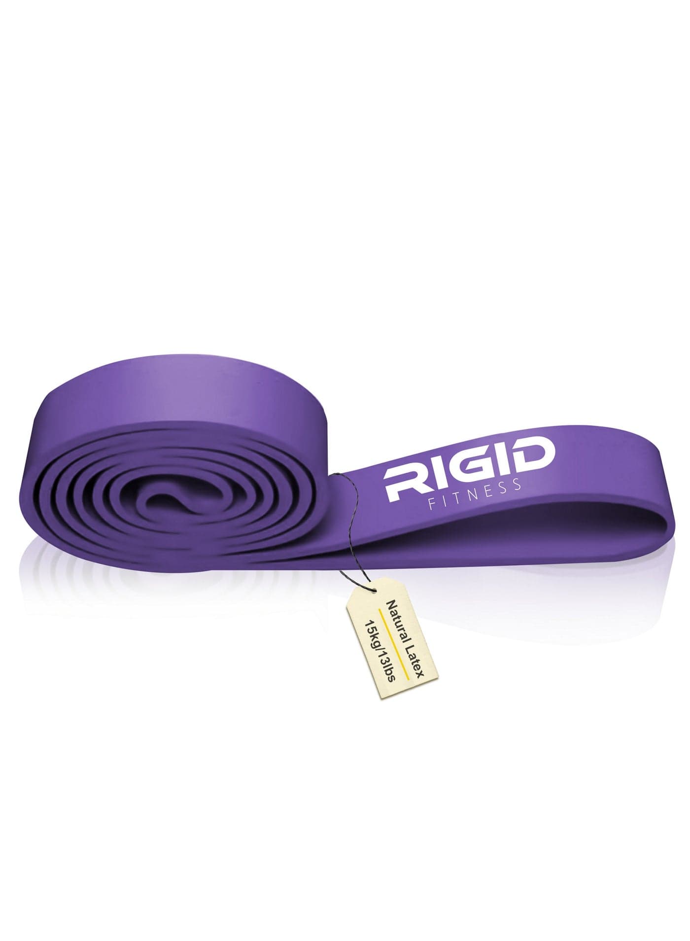 Single Resistance Band - Heavy Duty Rubber Band with Strong Resistance, Pull-Up Assistance Band, Stretching Workout, Bodybuilding, Home Exercise Band- Purple