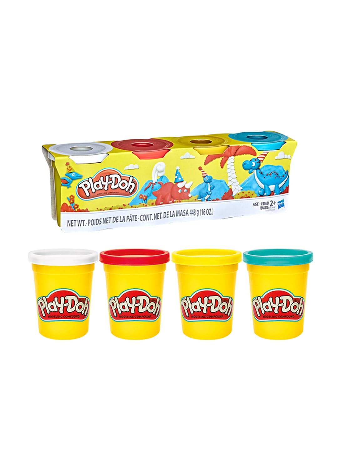 - 4 Basic Colours (blue, yellow, red, white)