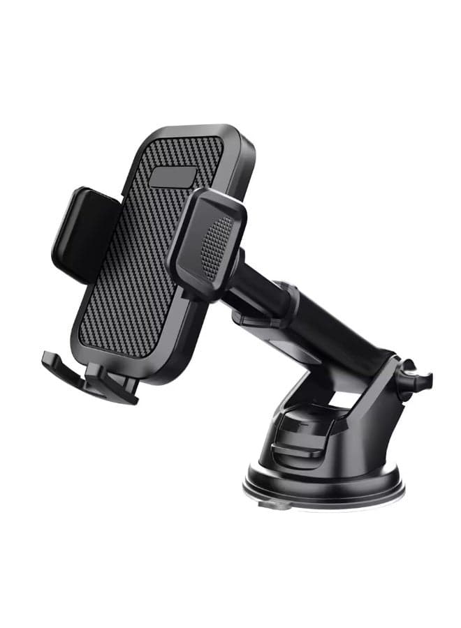 Universal 360° Car Phone Holder Mount for Dashboard, Windshield & Desk | Hands-Free Mobile Stand Compatible with iPhone & Android Smartphones