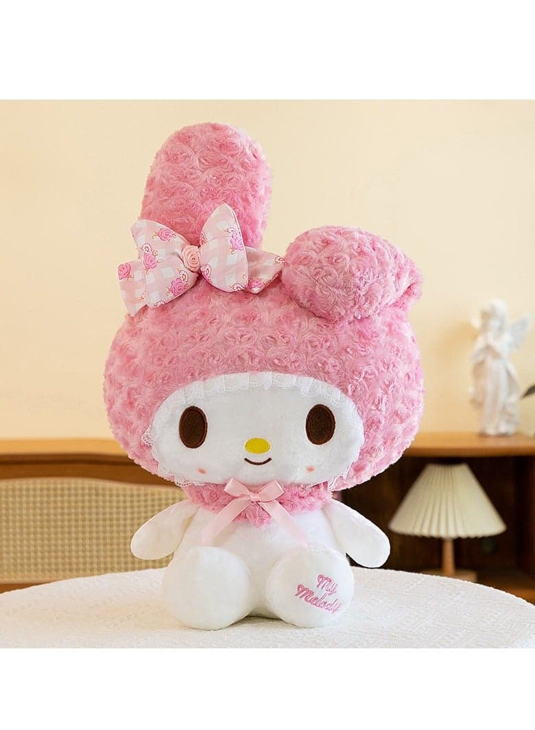 1-Piece Lovely Melody Cartoon Character Soft Stuffed Toy Ultra Soft Short Plush Cuddle Pillow Buddy