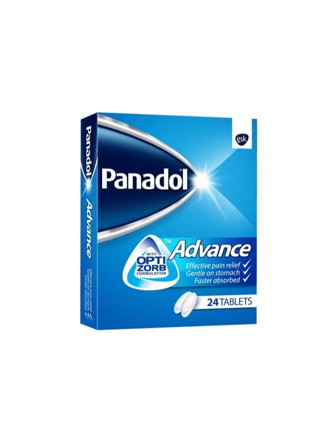 Panadol Advance 24 Tablets (Effective Headache, Fever & Pain Relief)