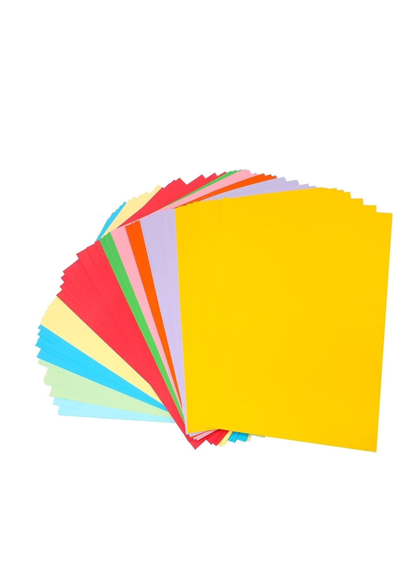 100 Sheets Colored Paper, A4 80gsm Color Paper sheets for Decorating Drawing Origami DIY Arts and Crafts - 10 Assorted Colors, 29.7 cm x 21 cm