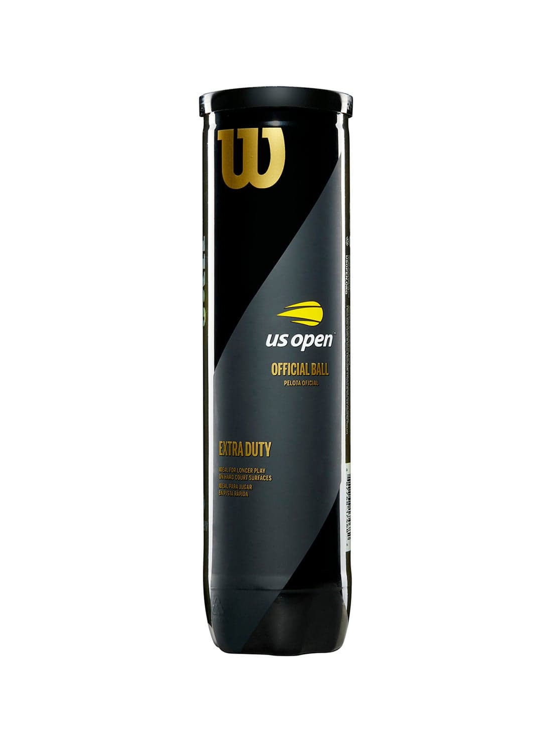 Us Open Extra Duty Hard Court Yellow Tennis Balls - 4 Ball Can