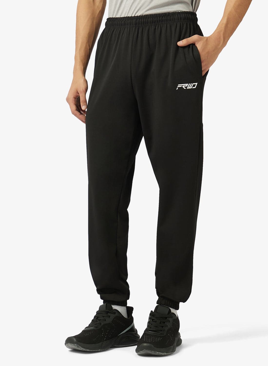 Regular Fit With Reflective Trims Track Pants