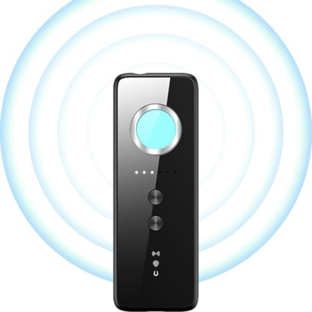 Hidden Camera Detector, Bug RF Scanner with 6 Levels Sensitivity and 4 Professional Modes, GPS Tracker Finder, Hidden Devices Detector for Bathroom, Hotel, Car, Meeting, Office