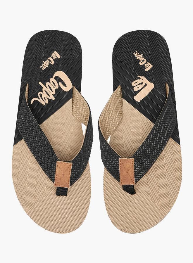Men Colourblock Flip Flops