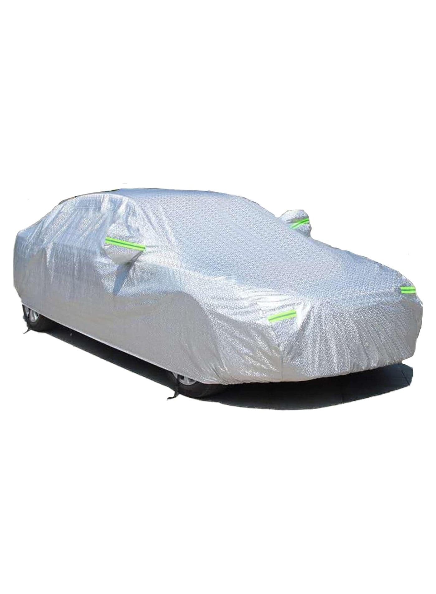 3-Layer Car Cover Full Exterior Cover Waterproof & Scratchproof Car Cover with Lock Driver Sider Zipper Design PEVA Aluminum Film All Weather Universal Fits Cars up to 200in SUV