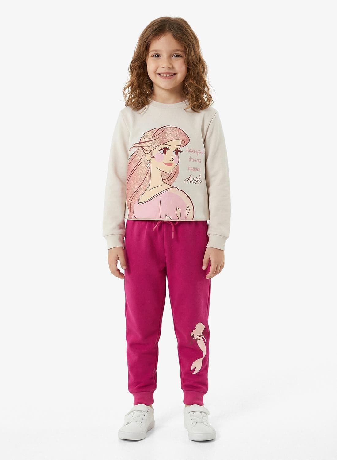 Kids Minne Mouse Sweatshirt And Sweatpants