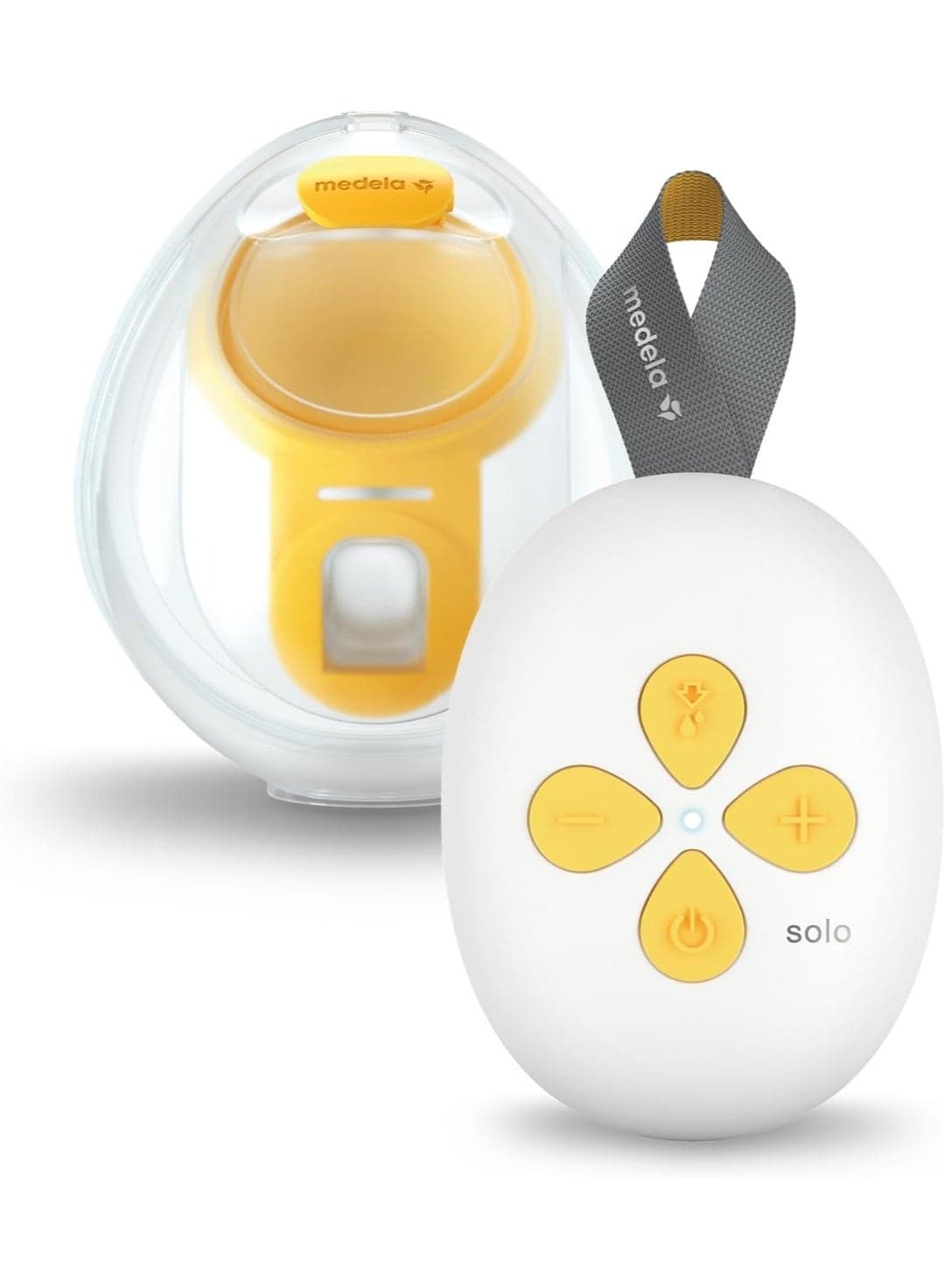 Medela Solo Hands-Free Single Electric Breast Pump, Lightweight and Compact Design, Compatible with Medela Family App