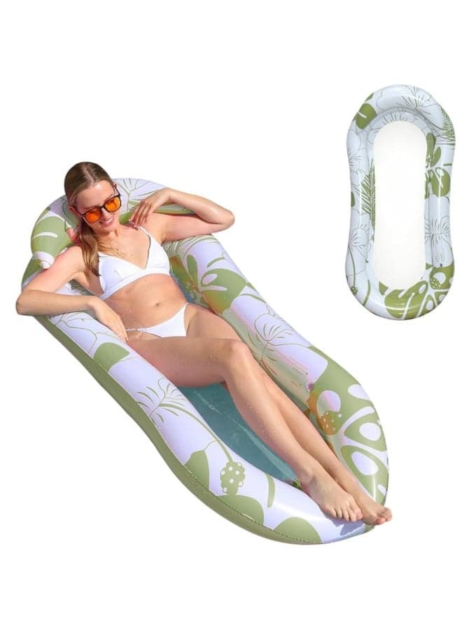 Adventure Lab Floating Pool Lounge – Inflatable Water Lounge, Pool Float Mattress with Mesh, Comfortable Floating Raft for Adults & Kids, Perfect for Swimming Pools, Beach & Summer Relaxation