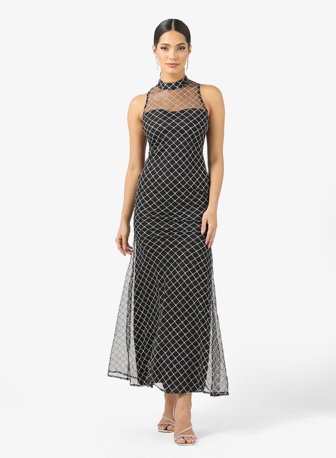 Halter Neck Shimmer Dress