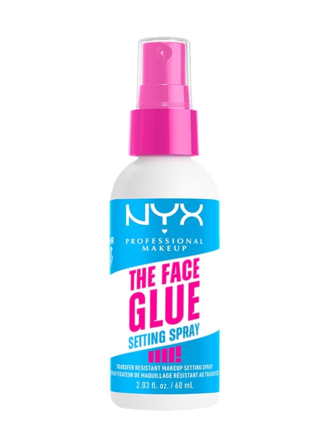 The Face Glue Setting Spray Makeup Setting Spray up to 24 hr wear transfer resistant And waterproof 60ml