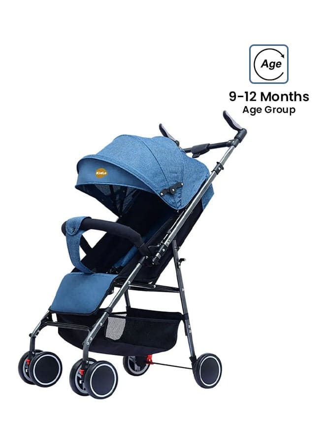 Breathable Ultra Light Baby Stroller Blue/Black