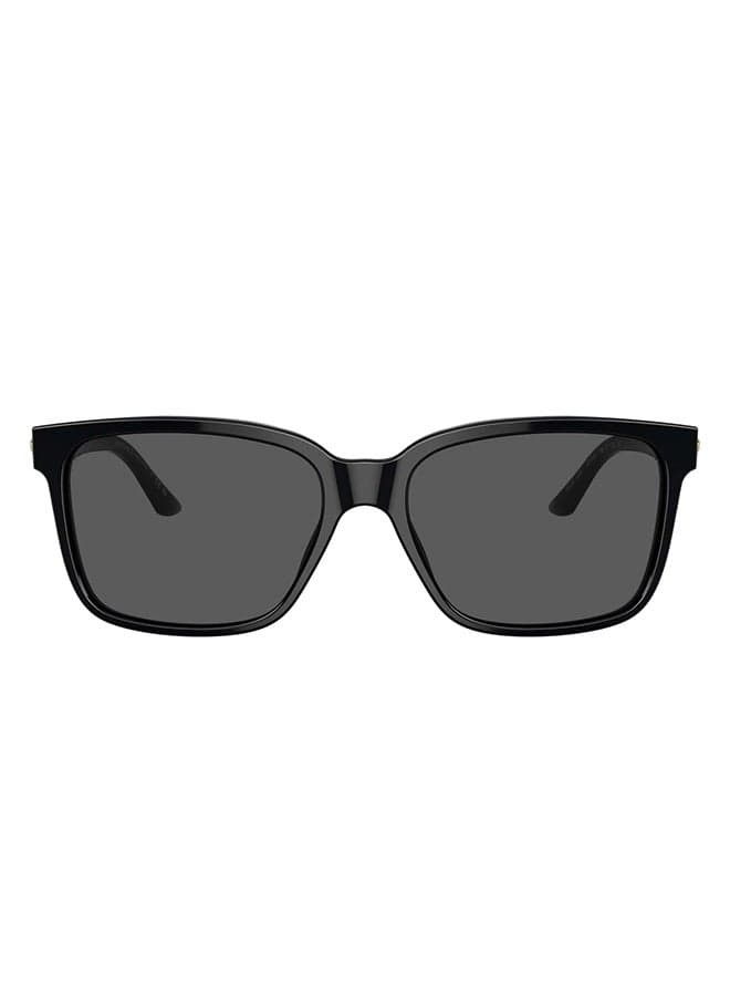Men VE4307 533287 Full Rim Square Sunglasses - Lens Size: 58 mm