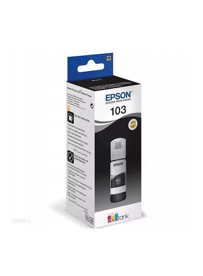 Eco Tank 103 Ink Bottle - BLACK Black