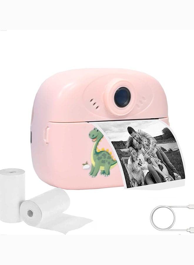Toyland Snap & Print Kids Camera - Instant Print Thermal Camera for Children with 2 Extra Rolls - Black & White Inkless Digital Photo Printer Toy - Assorted Colours