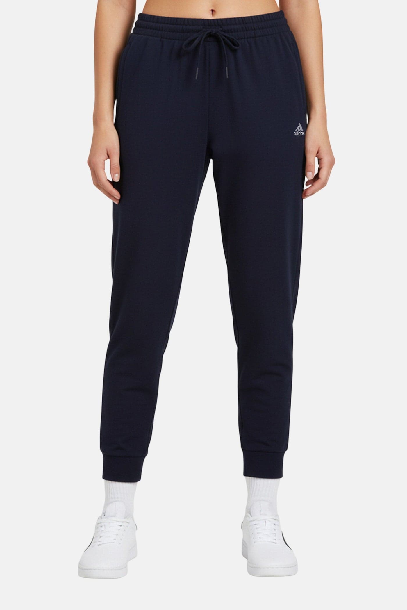 Women Plus Size Drawstring Outdoor Track Pants, Navy