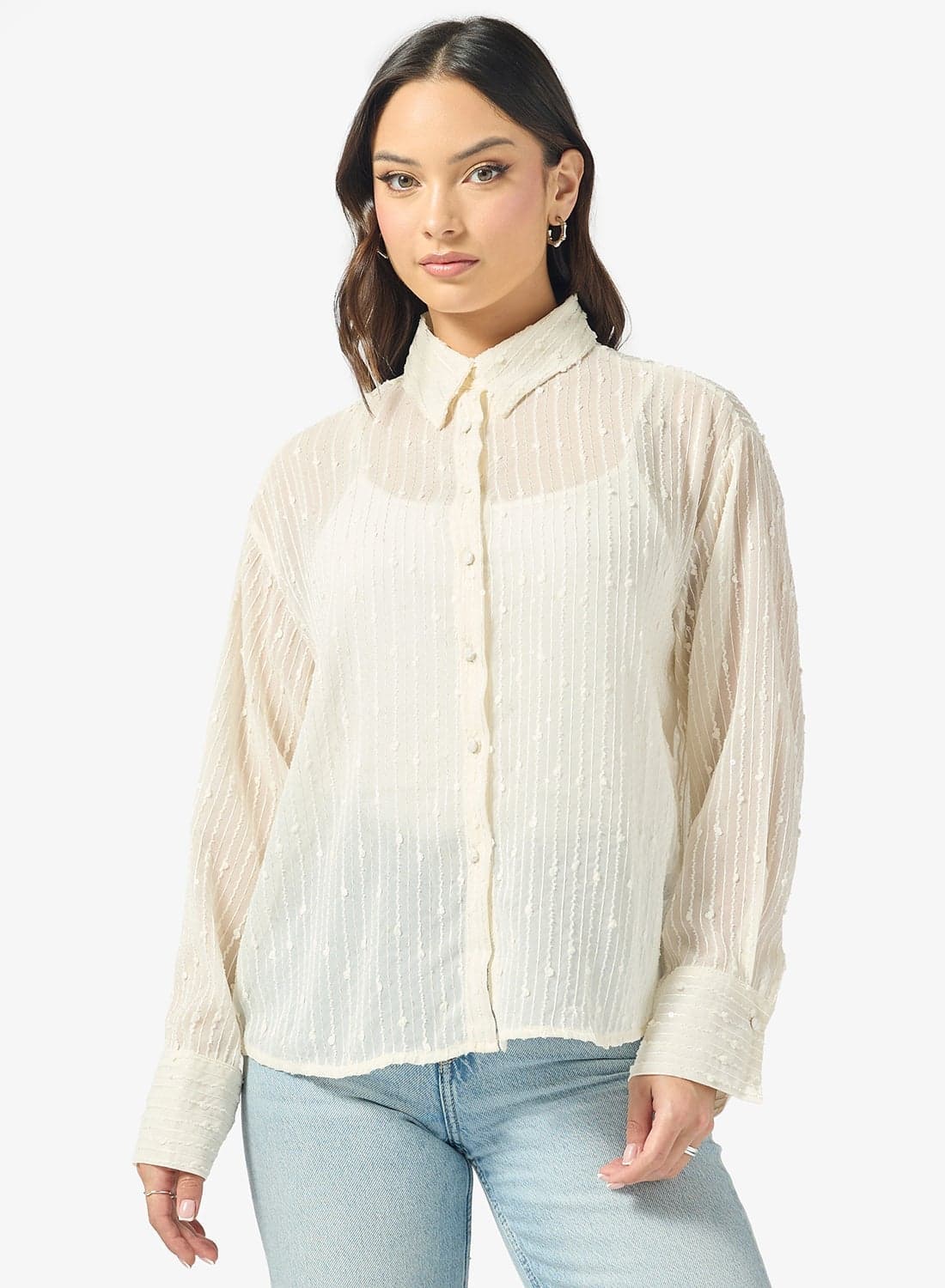 Embellished Button Up Shirt