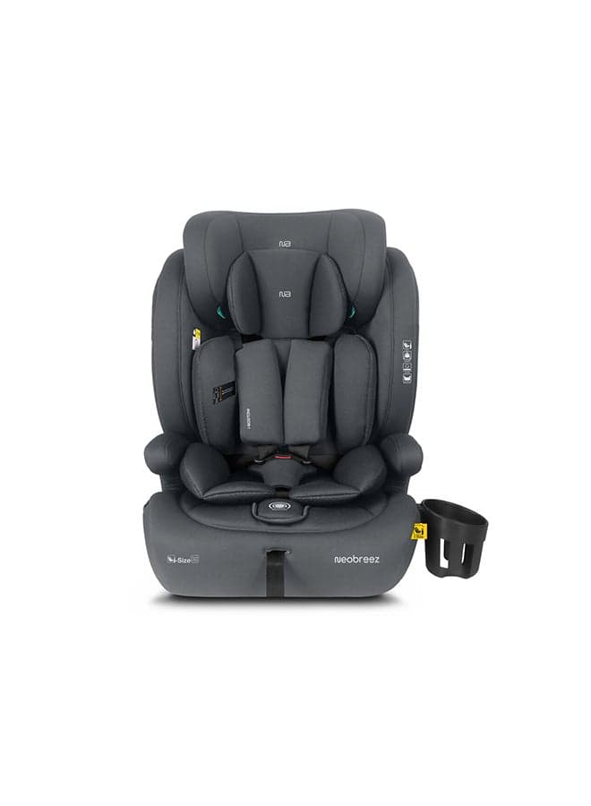 I-BOSTONI Universal Baby/Kids/Child/Toddler Safety 3-In-1 Car Seat, I-Size, ECER129, High Back Booster Car Seat, Adjustable Headrest, 3-Point Safety Belt, 9-36 Kg, 15m-12Yrs, Group 1/2/3, 5-Point Harness
