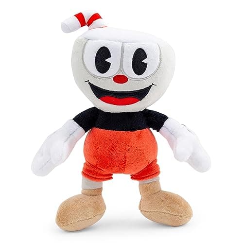 Cuphead 8Inch Collector Plush Toy Soft Stuffed Animal for Hugging Officially Licensed Collectible
