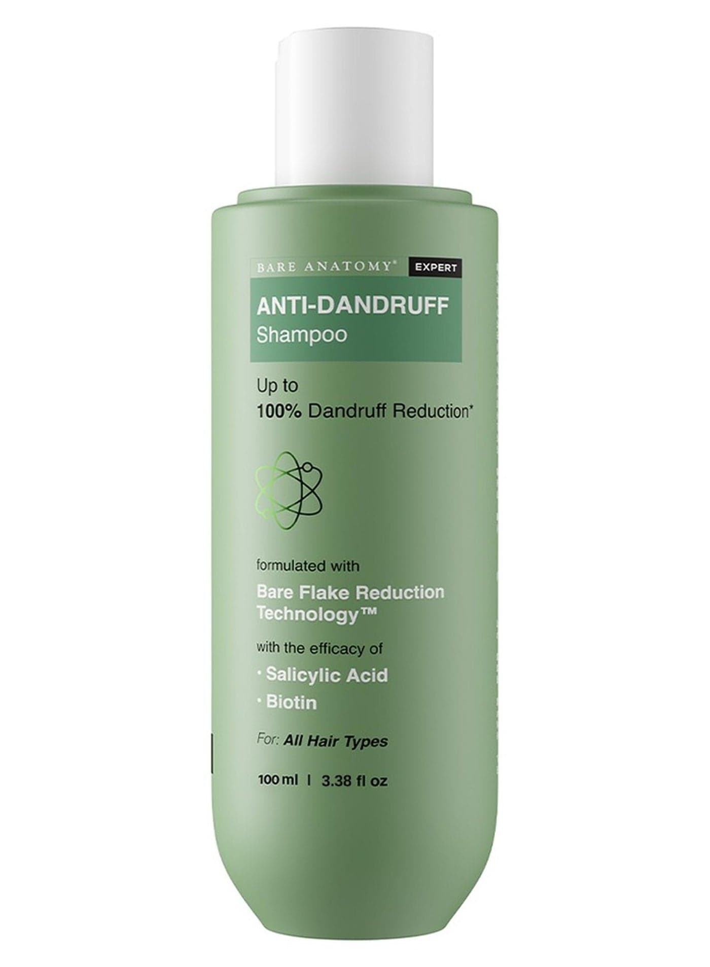 Anti Dandruff Shampoo Derma Approved Shampoo with Salicylic Acid & Biotin | Shampoo For All Hair types | For Women And Men | 100ml