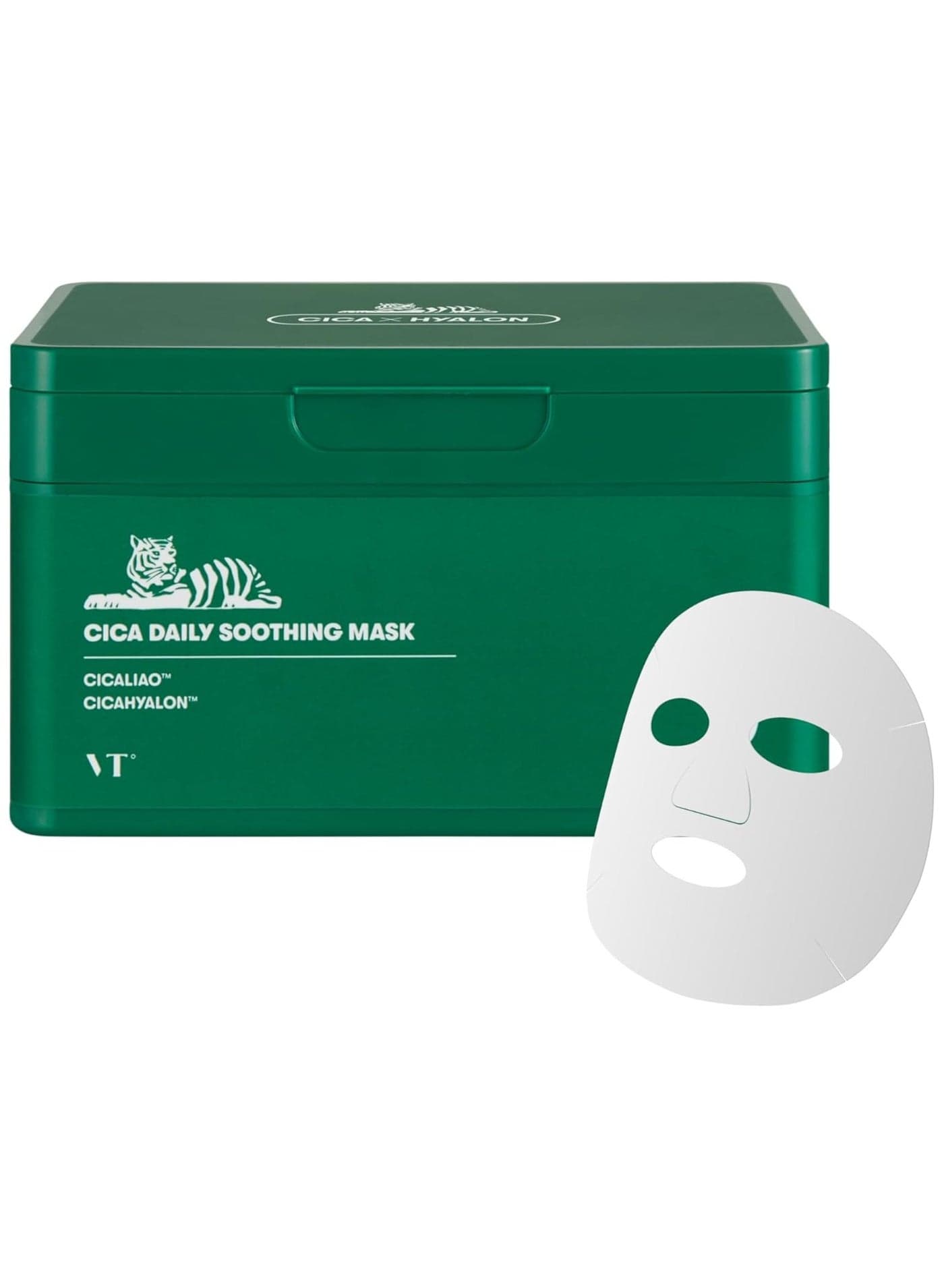 Daily Soothing Mask 30ea | Facial Sheet Mask for Moist & Hydrating, 30 Day Supply, Centella Asiatica Face Mask, Instant Calm & Glow, Korean Skincare