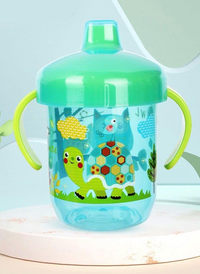 Baby Training Cup, Spill-Proof, Leak-Proof Spout Cup with Handle, BPA Free, 250ml