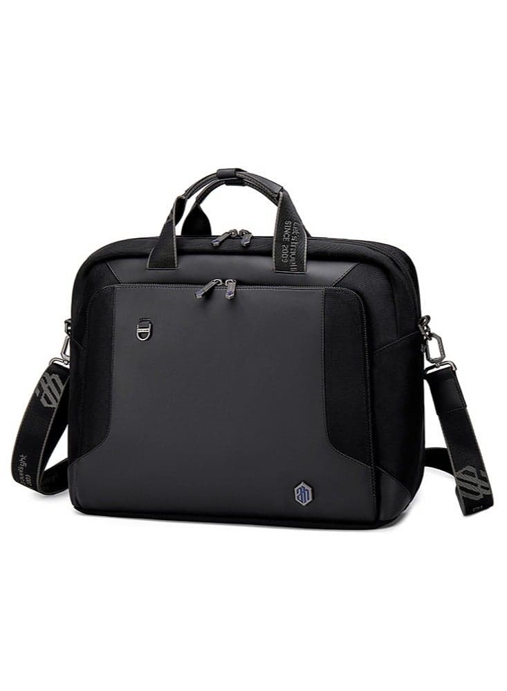 Business Laptop Briefcase, Durable School Office Bag Laptop Suitcase for Men, Black