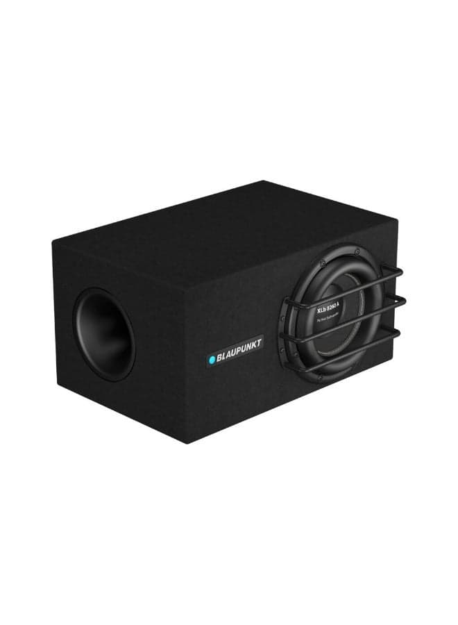 Blaupunkt XLb 8260 A 8″ Active Car Subwoofer with Built-in Class-D Amplifier, 260W RMS / 385W Peak Power, Wooden Enclosure