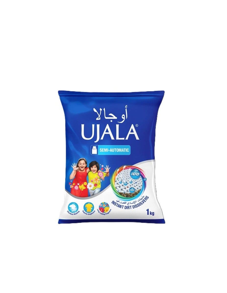 Washing Powder Semi Auto - Instant Dirt Dissolvers - Effortless Washing - Superior Brightness - Long-lasting Fragrance - 1 kg
