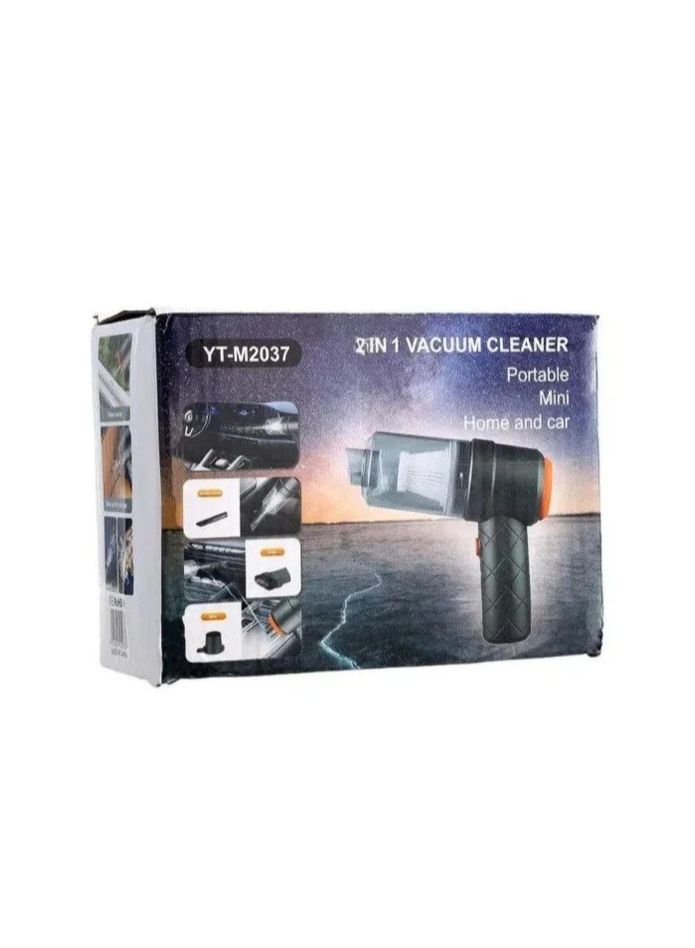 Portable 2 in 1 Mini Vacuum Cleaner for Home and Car with Type C Charging, Wireless design