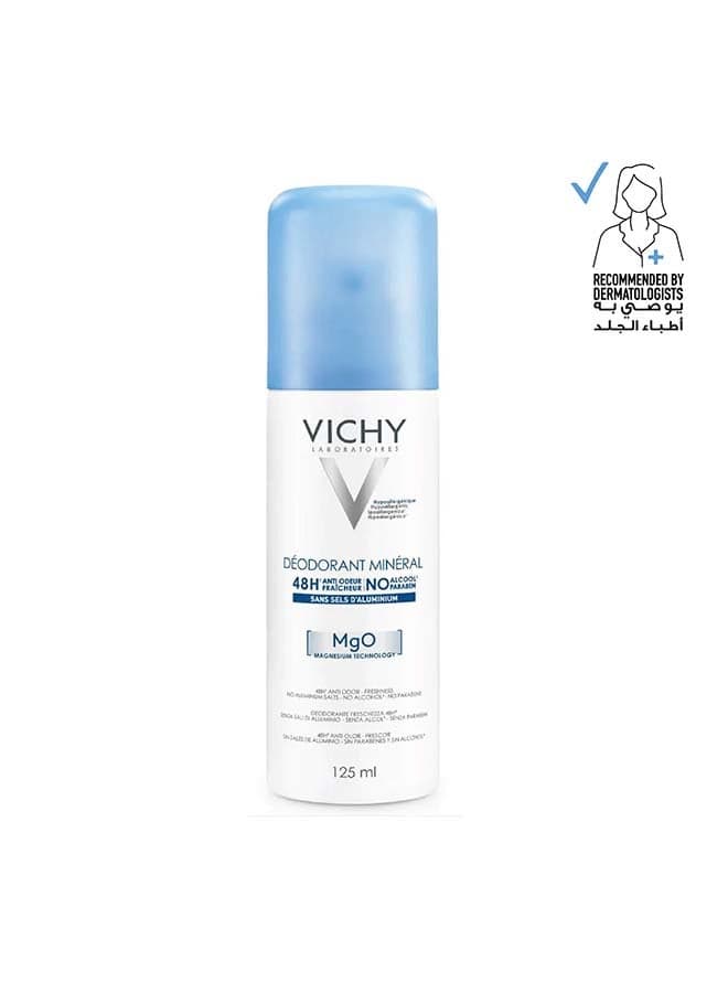 Mineral Deodorant 48H Aluminum Free White 125ml