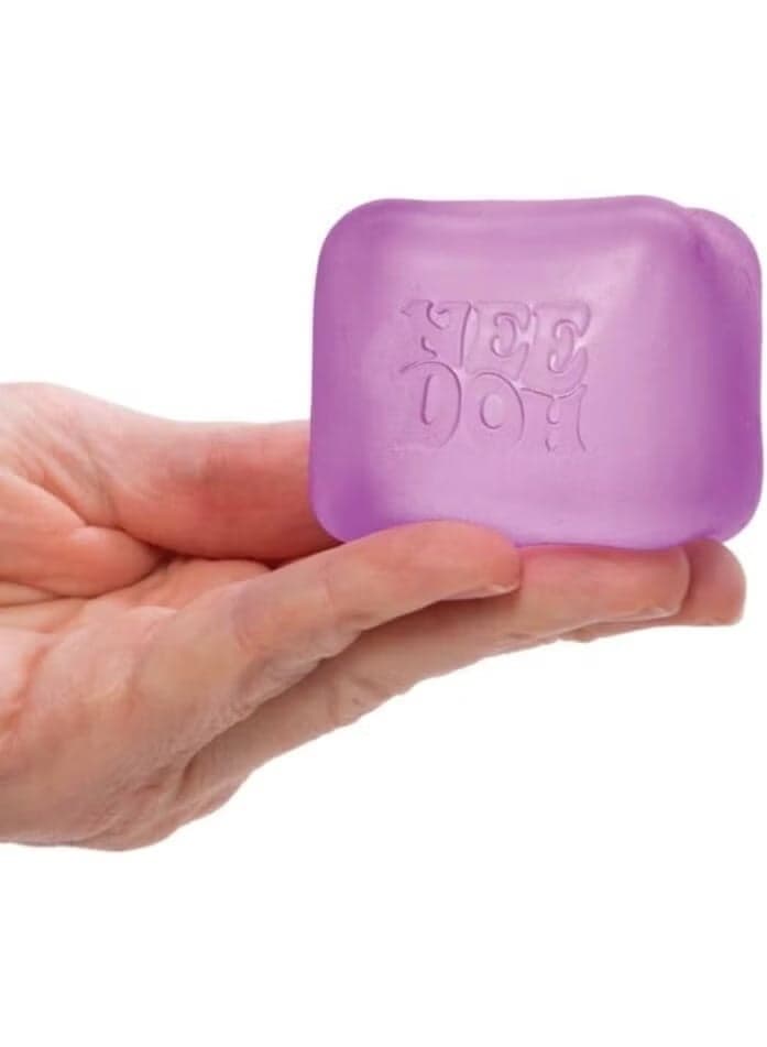 NeeDoh Nice Cube -Sensory Squeeze Toy with Super Solid Squish - 2.25 Cube