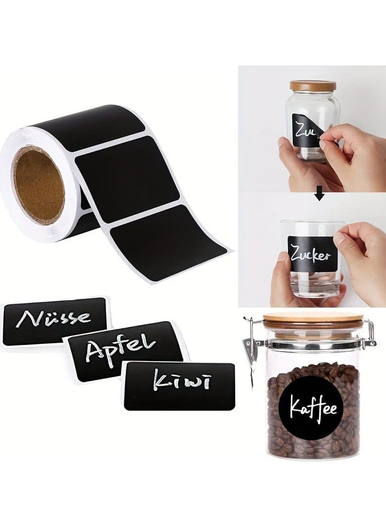 120pcs Removable Writing Blackboard Sticker Label Home Kitchen Supplies