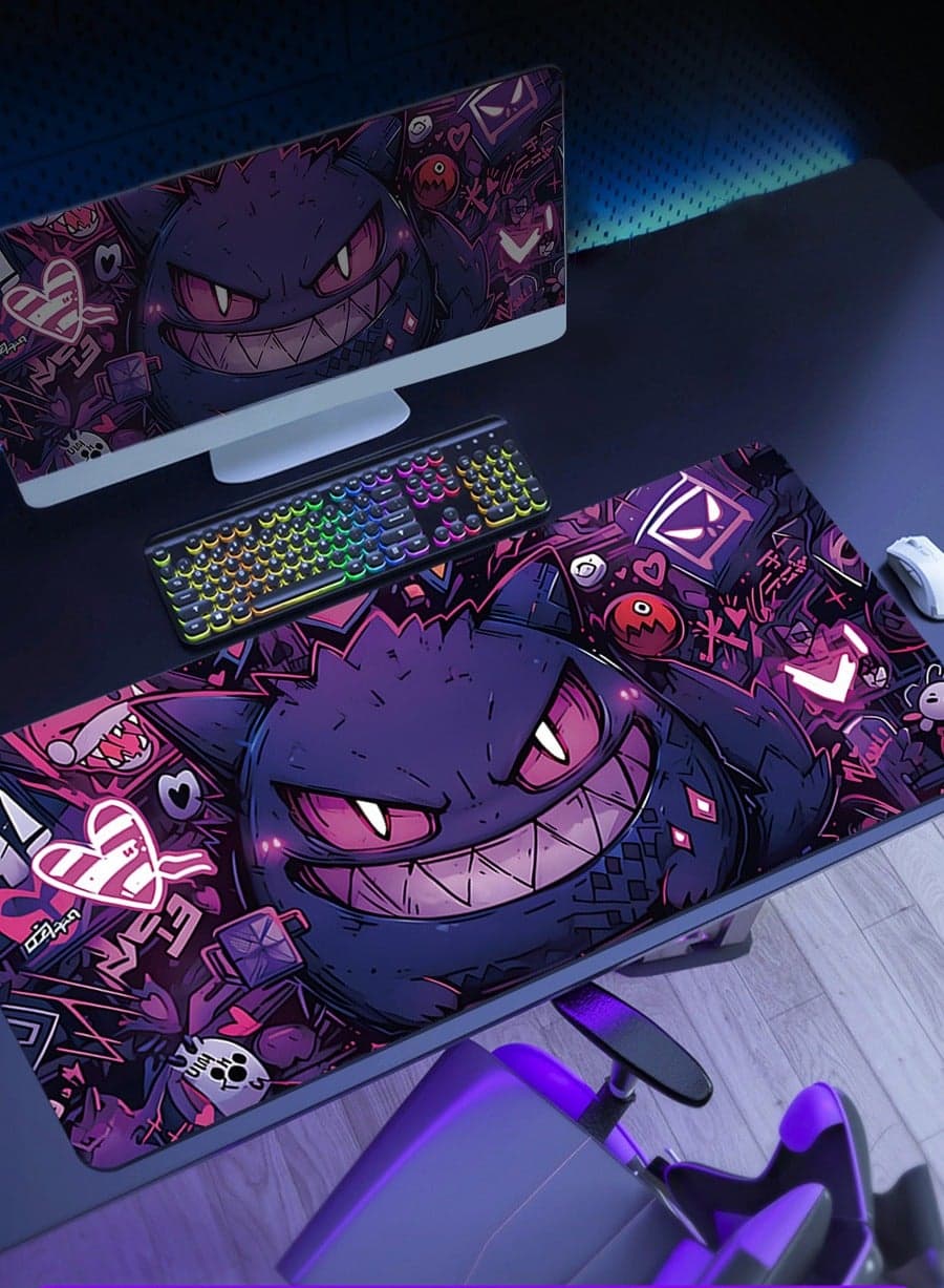 80cm*30cm Anime Mouse Pad, Gaming Mouse Pad, Large Mouse Pad, Extended Keyboard Mouse Pad, Extended Keyboard Mouse Pad with non-slip base and stitched edges