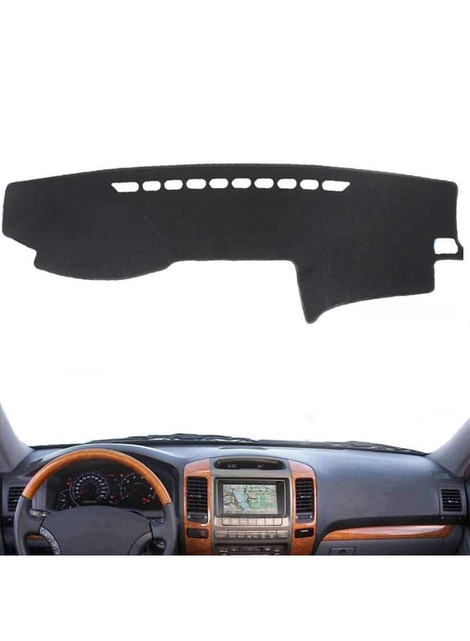 Dashboard Cover Compatible for Toyota Land Cruiser Prado 2007 2008 2009 2010 Dash Cover Mat Anti UV Anti Slip Anti Sun Carpet Pad