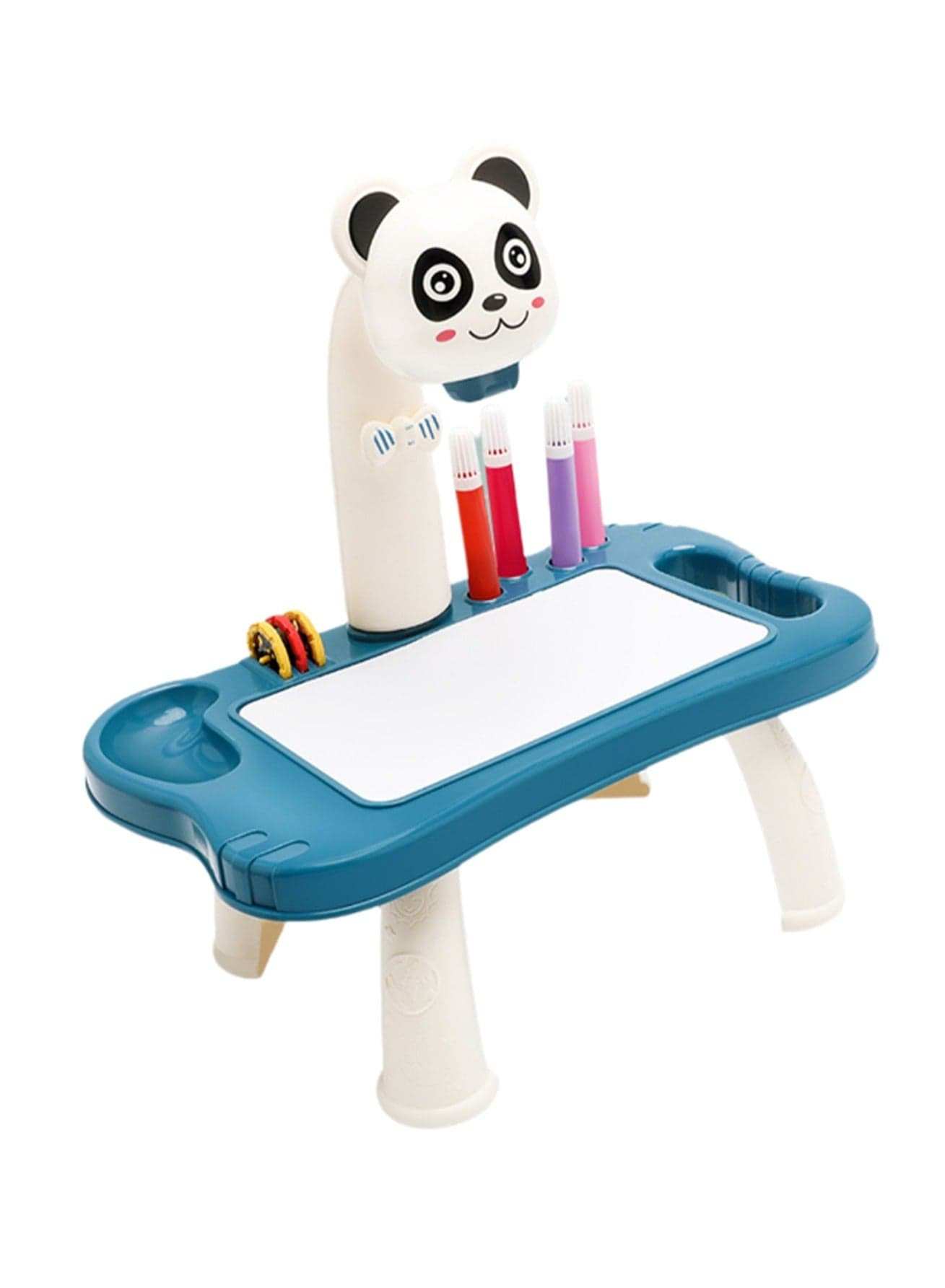 Panda Projection Table, Children'S Drawing Projector With Flashlight Slide Projector Toy, Tracing Sketch Table With Light Music, Suitable For Early Art Learning Game Gifts