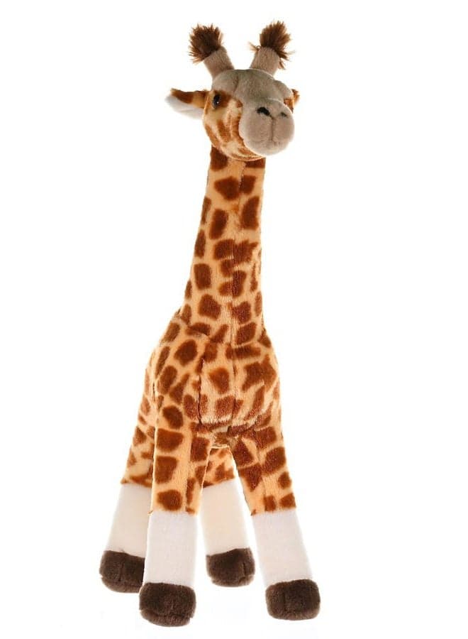Wild Republic Standing Giraffe Plush Soft Toy, Cuddlekins Cuddly Toys, Gifts for Kids, Brown, White, Black, 43 cm, 16"