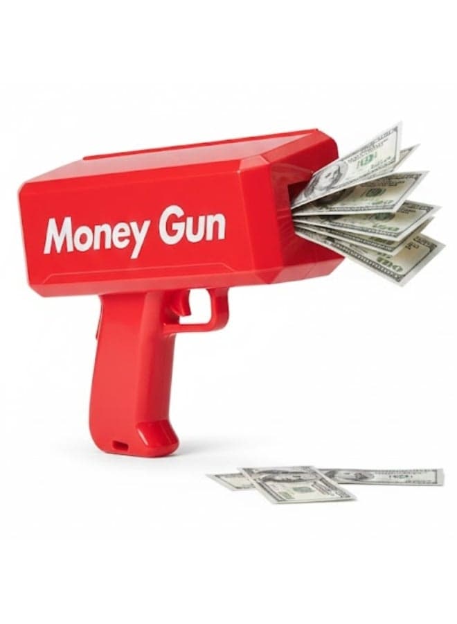 Money Gun Shooter – Automatic Cash Money, Fun Party Prop for Birthdays, Events & Celebrations | Easy to Use, Durable, High-Speed Money Blaster