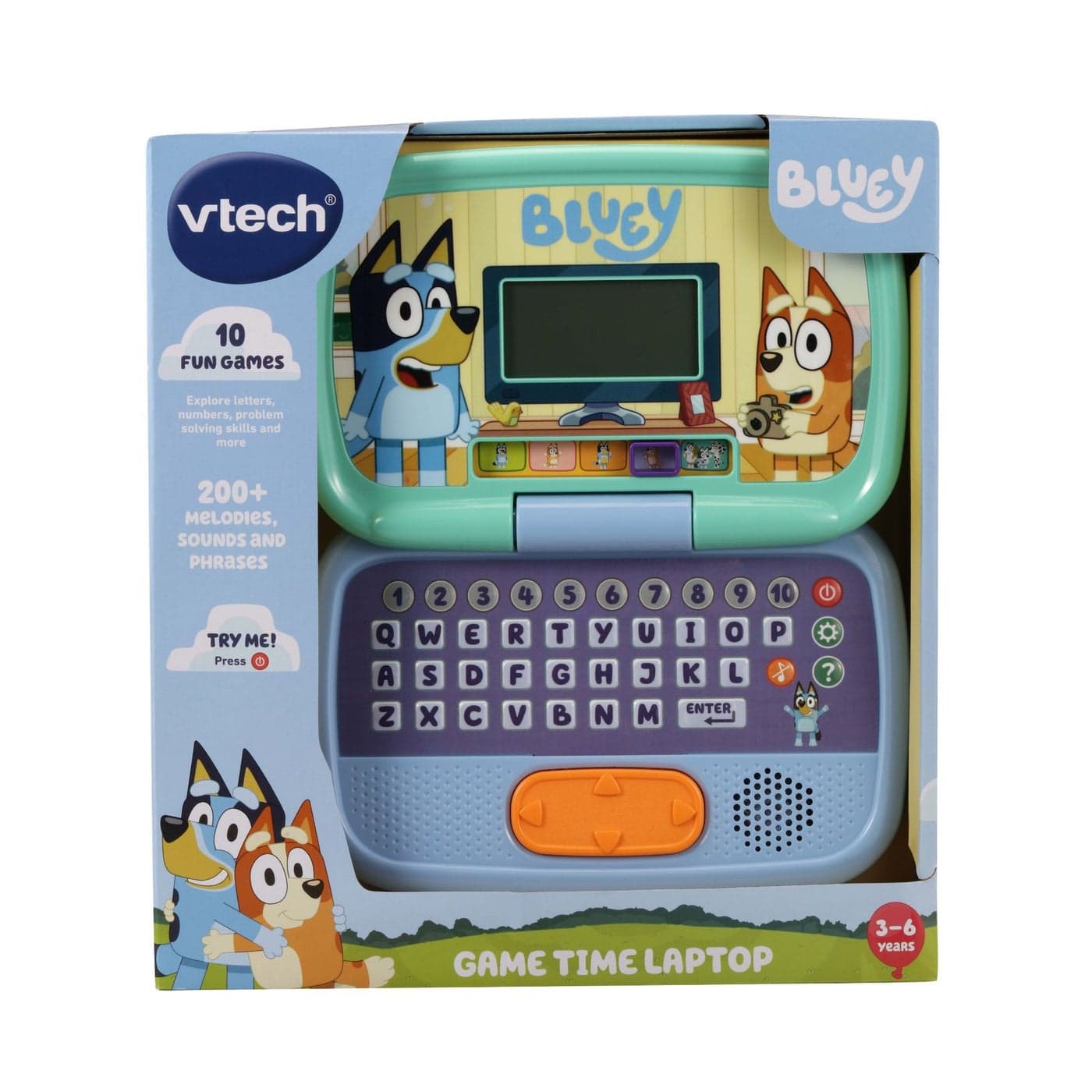 VTech Bluey Game Time Laptop Interactive Toy