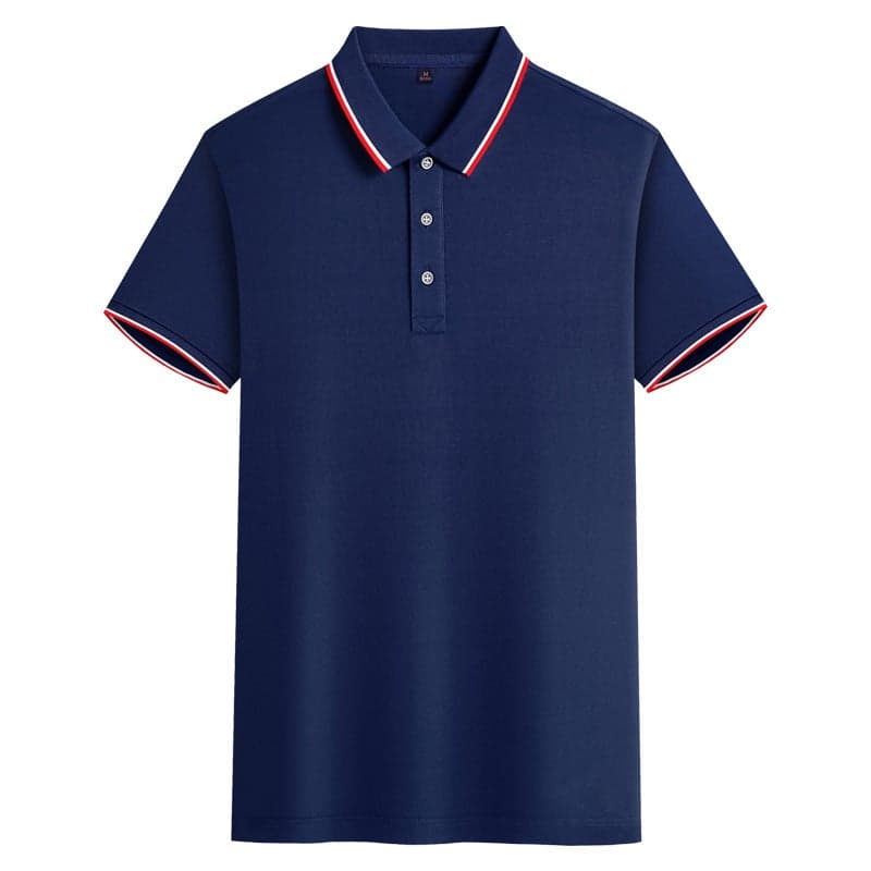 Summer Lapel Polo Shirt Custom Work Clothes Ice Silk Sports Quick-Drying Short Sleeve T-Shirt Cultural Advertising Shirt Logo