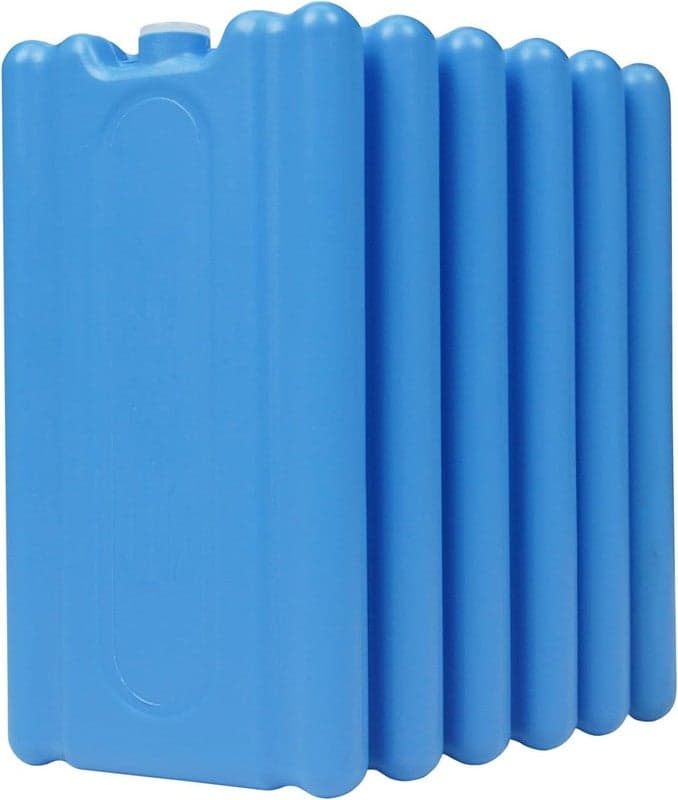 6-Piece Reusable Ice Packs for Cooler & Lunch Bags – Long-Lasting Slim Gel Freezer Packs for Work, School, Picnic, Camping & Travel