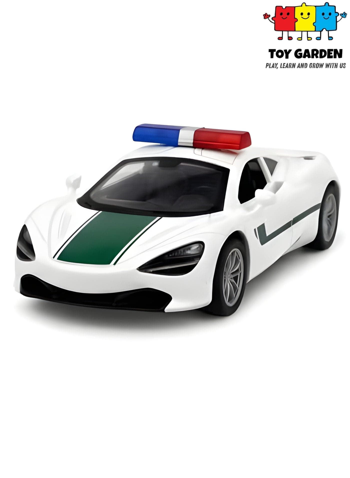 Simulation Alloy Die-Cast Police Luxury Car Model | Pull Back & Go Mini Car Toy for Kids