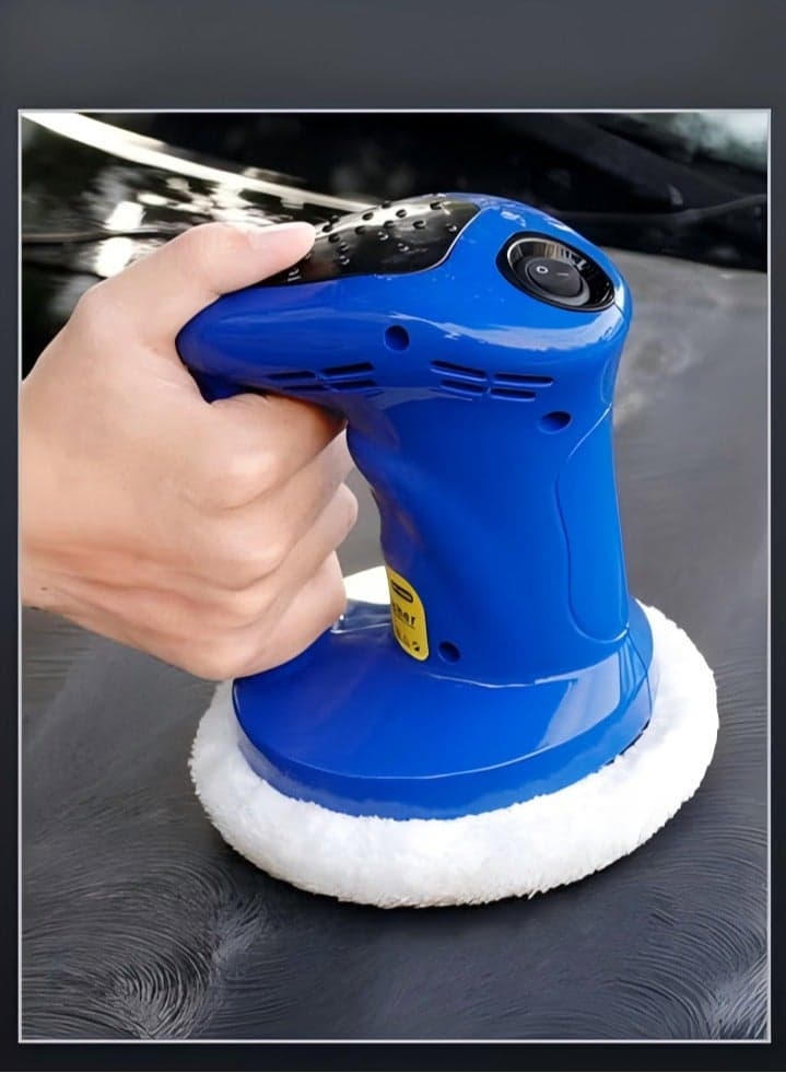 Car Buffer Polisher,Car Waxing Machine,Multifunctional Car Polishers Kit,Equipped with Waxing and Polishing Covers,Low Noise,for Polishing Cars, Furniture, Floors, 1500RPM