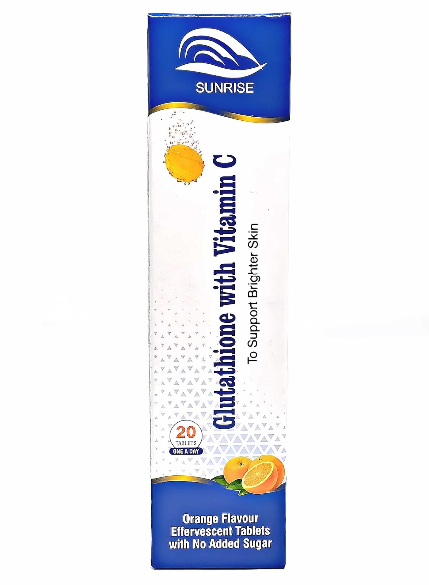 Glutathione 500mg With Vitamin C Effervescent Tablets 20's | Skin Whitening Tablet